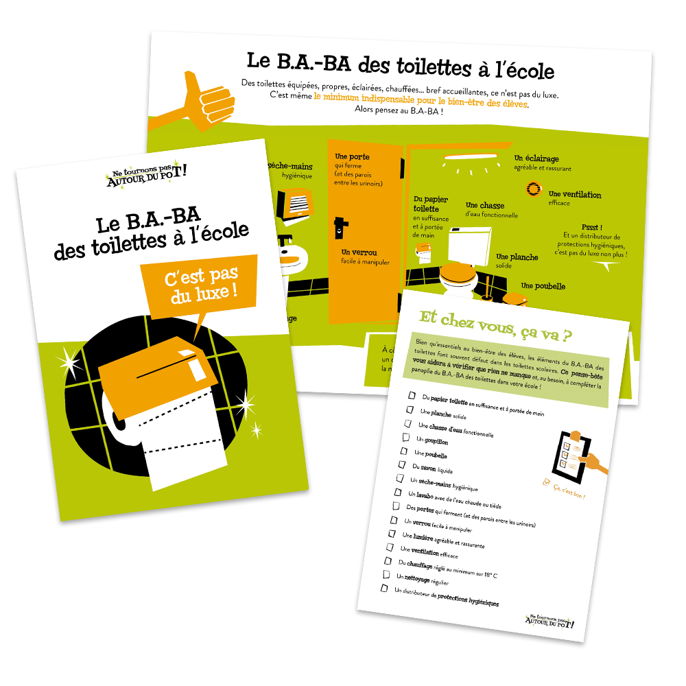 Le B.A.-BA des toilettes à l'école : brochure